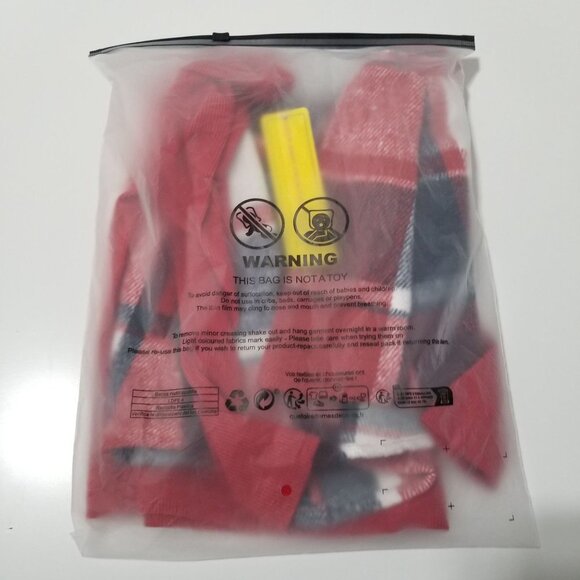 NWT SHEIN Baby Gigot Sleeve Top & Plaid Print‎ Asymmetrical Hem Skirt Size 2-3Y - Picture 7 of 7